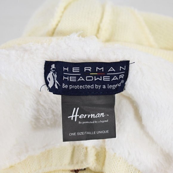 Herman Headwear be protected by a Legend Cream Color with AOP Owls EUC No stains - Picture 6 of 7